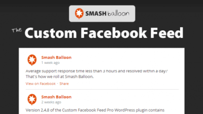 Custom Facebook Feed Pro By Smash Balloon v4.0.8 Download