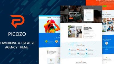 Picozo GPL v1.6 – Coworking and Office Space WordPress Theme Download