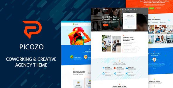 Picozo GPL v1.6 – Coworking and Office Space WordPress Theme Download