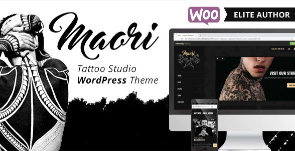 Maori GPL v.1.4.2 – Tattoo Studio WordPress Theme Download