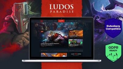 Ludos Paradise GPL v.2.0.4 – Gaming Blog & Clan WordPress Theme Download