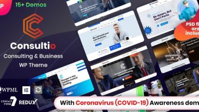 Consultio - Corporate Consulting WordPress Theme Download