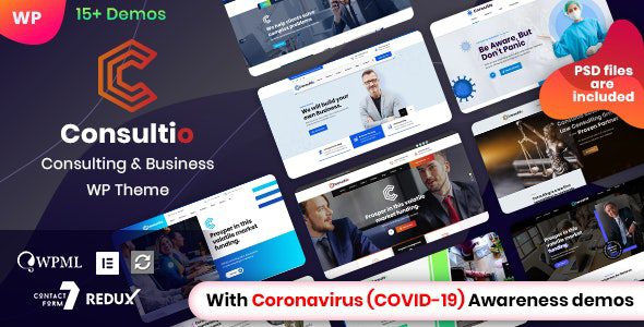 Consultio - Corporate Consulting WordPress Theme Download