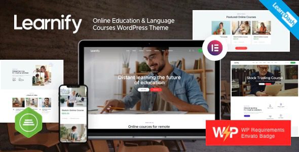 Learnify Nulled Online Education Courses WordPress Theme Download