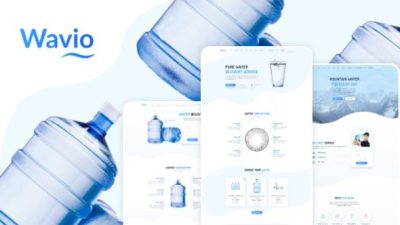 Wavio – Bottled Water Delivery WordPress Theme v1.23 Download