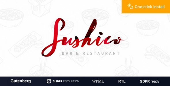 Sushico Nulled Sushi and Asian Food Restaurant WordPress Theme Download