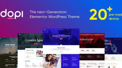 Dopi GPL – Elementor MultiPurpose WordPress Theme v.1.2.3 Download