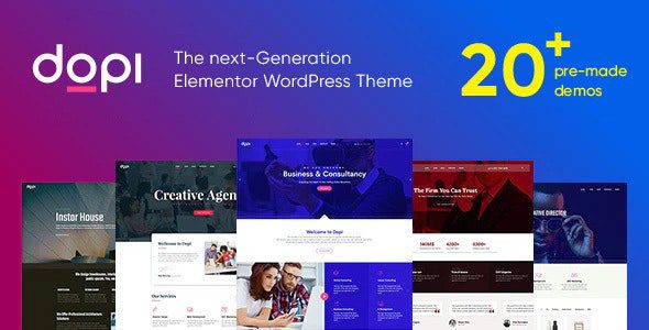 Dopi GPL – Elementor MultiPurpose WordPress Theme v.1.2.3 Download