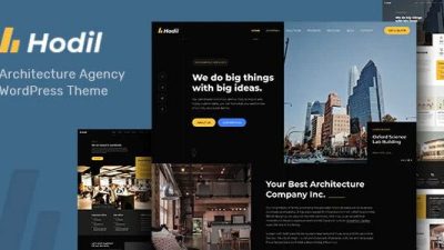 Hodil Architecture Agency WordPress Theme Nulled