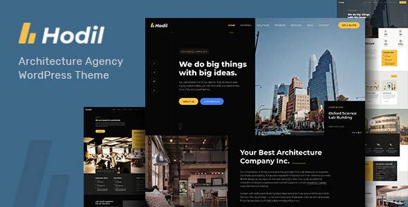 Hodil Architecture Agency WordPress Theme Nulled