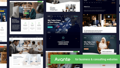 Avante GPL v.2.4.2 Download Business Consulting WordPress Theme