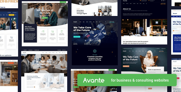 Avante GPL v.2.4.2 Download Business Consulting WordPress Theme