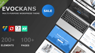Evockans GPL – Responsive Multi-Purpose WordPress Theme v.1.1.6 Download