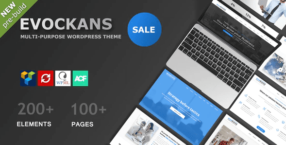 Evockans GPL – Responsive Multi-Purpose WordPress Theme v.1.1.6 Download