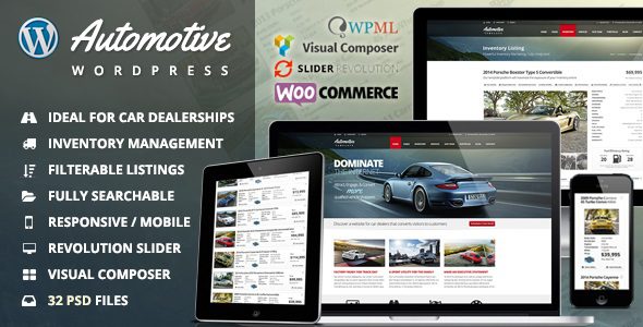 Automotive v.12.4.1 Download – Car Dealership Business WordPress Theme