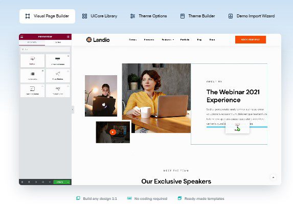 Landio - Multi-Purpose Landing Page WordPress Theme Nulled