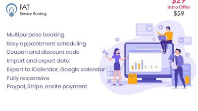 Fat Services Booking - Automated Booking and Online Scheduling Nulled
