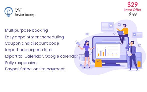 Fat Services Booking - Automated Booking and Online Scheduling Nulled