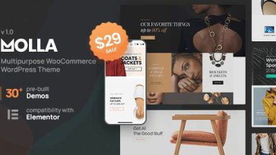Molla Multi-Purpose WooCommerce Theme v1.3.3 Download