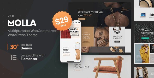 Molla Multi-Purpose WooCommerce Theme v1.3.3 Download