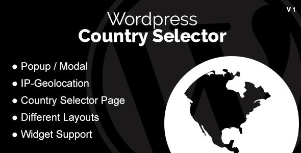 WordPress Country Selector GPL v.1.6.4 Download