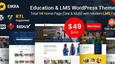 Eikra Education – Education WordPress Theme v.4.4.1 Download