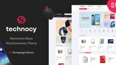Technocy – Electronics Store WooCommerce Theme v1.0.7 Download