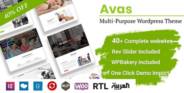 Avas – Multi-Purpose WP Theme v6.3.2.0 Download