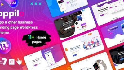 Appilo v6.0.4 – WordPress application landing page Download