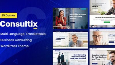 Consultix v.3.0.2 – Business Consulting WordPress Theme Download