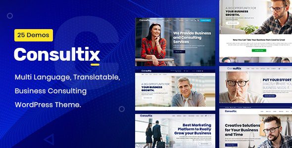 Consultix v.3.0.2 – Business Consulting WordPress Theme Download