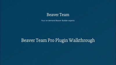 Beaver Team Pro for Beaver Builder Pro v.1.2.11 Download