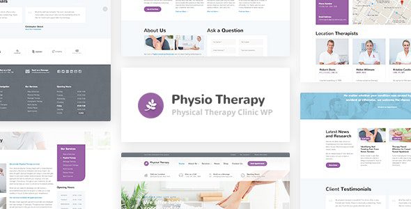 Physio – Physical Therapy & Medical Clinic WP Theme v3.0.1 Download