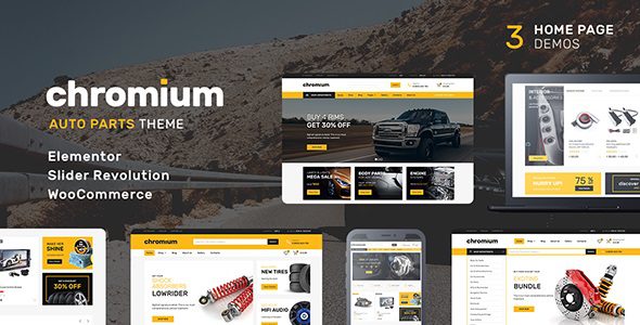 Chromium v.1.3.28 – Auto Parts Shop WordPress Woo Theme Download