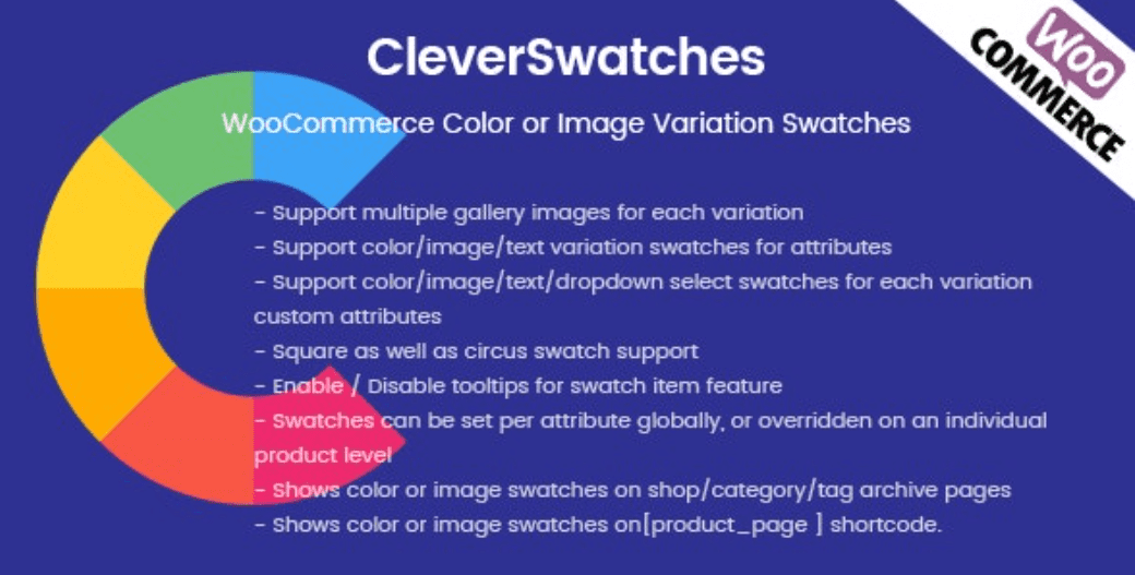 CleverSwatches 2.2.3- WooCommerce Color or Image Variation Swatches