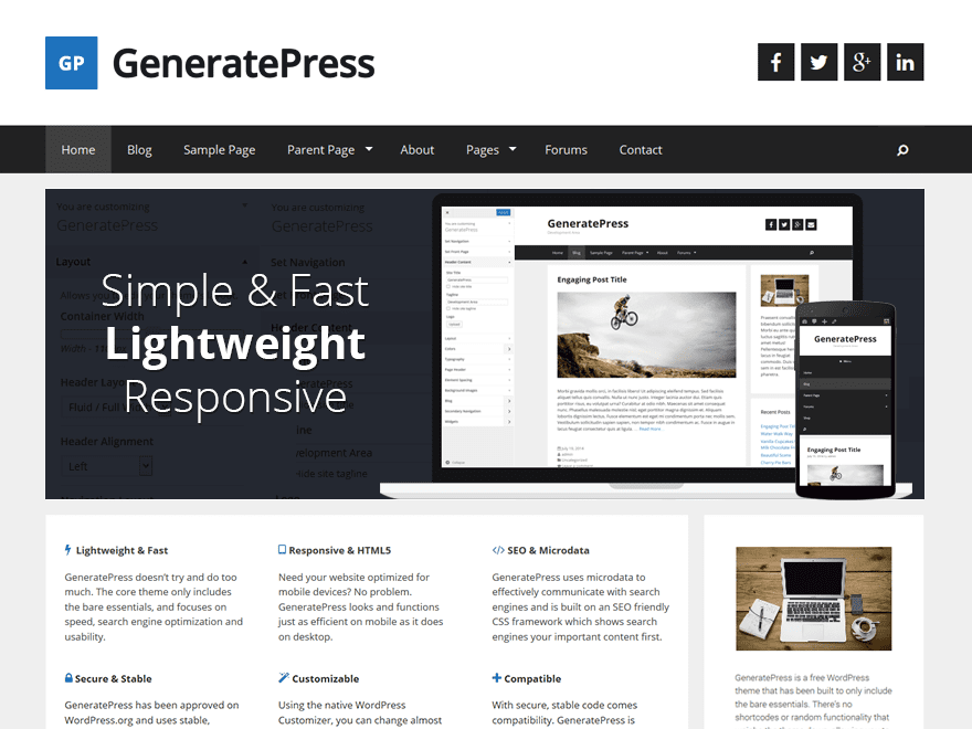 [Full Pack] GeneratePress Premium v.2.1.1 Download