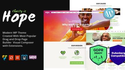 Hope | Non-Profit, Charity & Donations WordPress Theme + RTL v2.2.2 Download