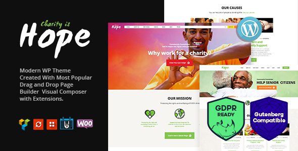 Hope | Non-Profit, Charity & Donations WordPress Theme + RTL v2.2.2 Download