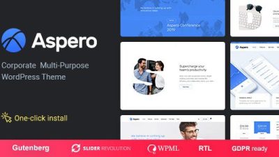 Aspero – Business WordPress Theme v.1.0.7 Download