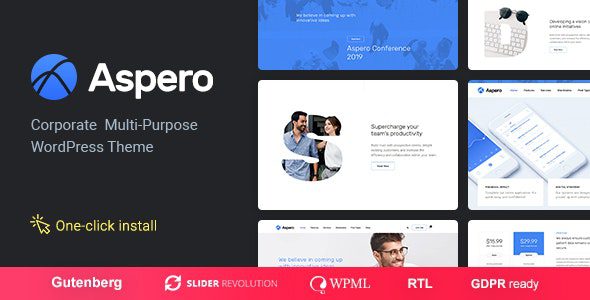 Aspero – Business WordPress Theme v.1.0.7 Download