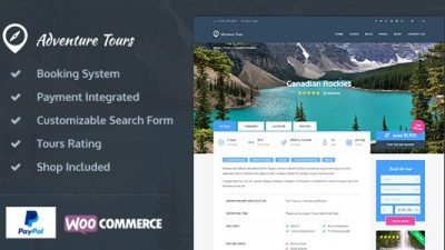 Adventure Tours – WP Tour Travel Theme v.4.2.1 Download