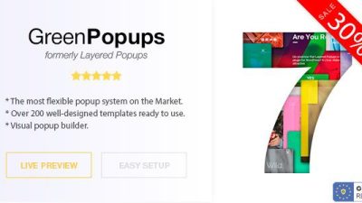 Green Popups v7.32 – Popups for WordPress Download