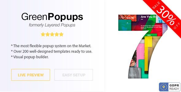 Green Popups v7.32 – Popups for WordPress Download