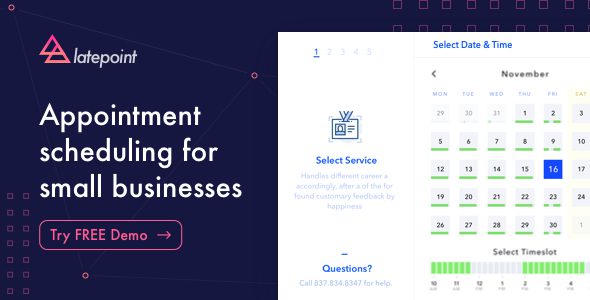 LatePoint v4.3.8 + Addons (new versions) – Appointment Booking & Reservation plugin for WordPress Download