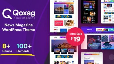 Qoxag – WordPress News Magazine Theme v2.0.0 Download