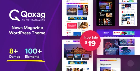 Qoxag – WordPress News Magazine Theme v2.0.0 Download