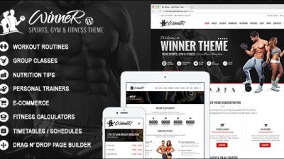 Winner – Fitness & Gym WordPress Theme v2.7.0 Download