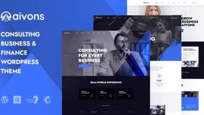 Aivons - Business Consulting WordPress Theme Nulled Download
