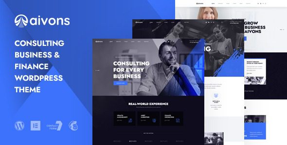 Aivons - Business Consulting WordPress Theme Nulled Download