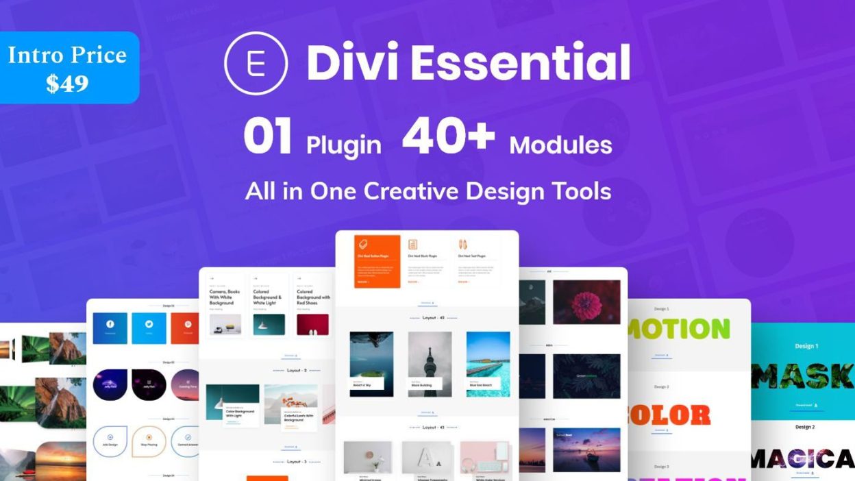 Divi Essential – Divi Extension For Next Label Modules v.4.5.2 Download